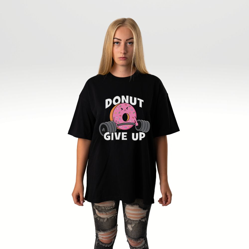 Donut Give Up Oversize Shirt