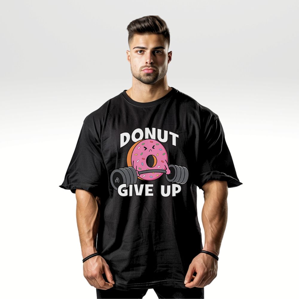 Donut Give Up Oversize Shirt