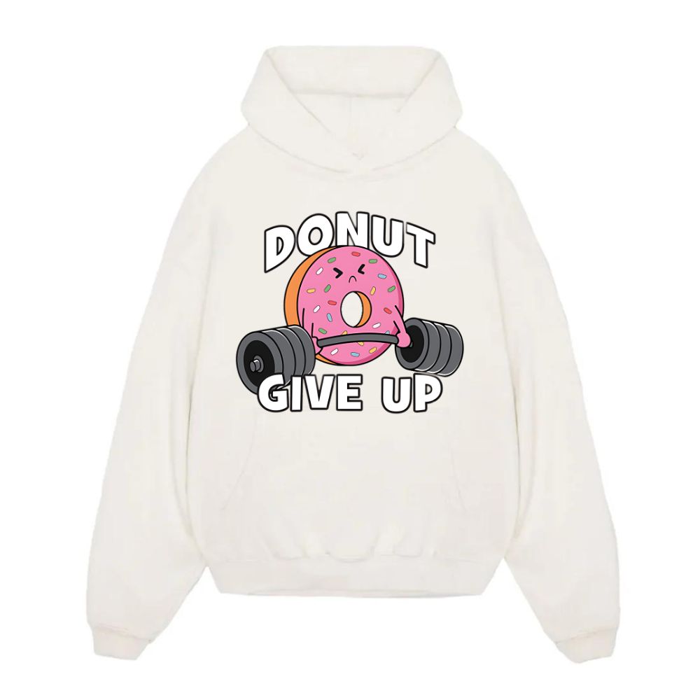 Donut Give Up Oversize Hoodie