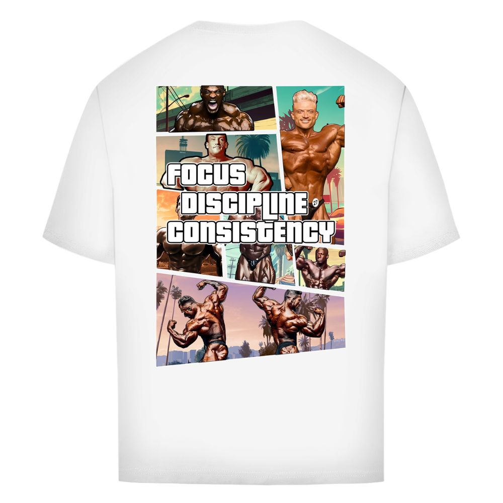 Focus Discipline Consistency Oversize Shirt