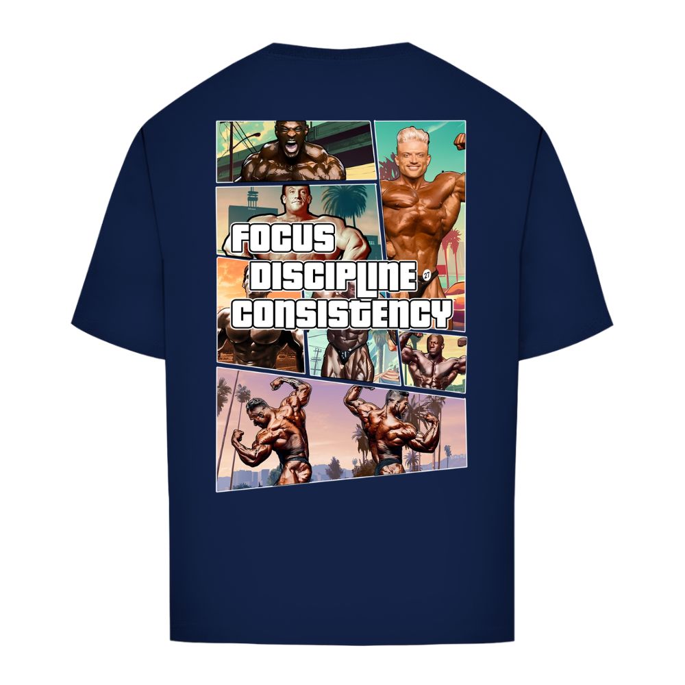 Focus Discipline Consistency Oversize Shirt