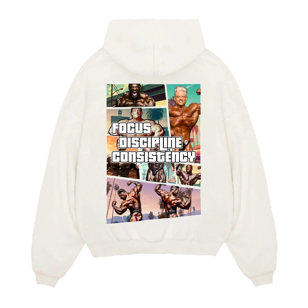 Focus Discipline Consistency Oversize Hoodie