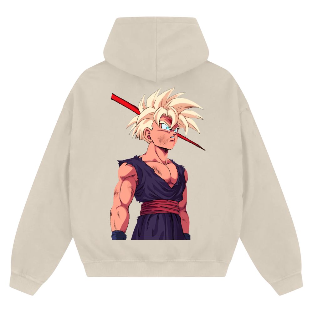 Gohan Oversize Zipper Hoodie