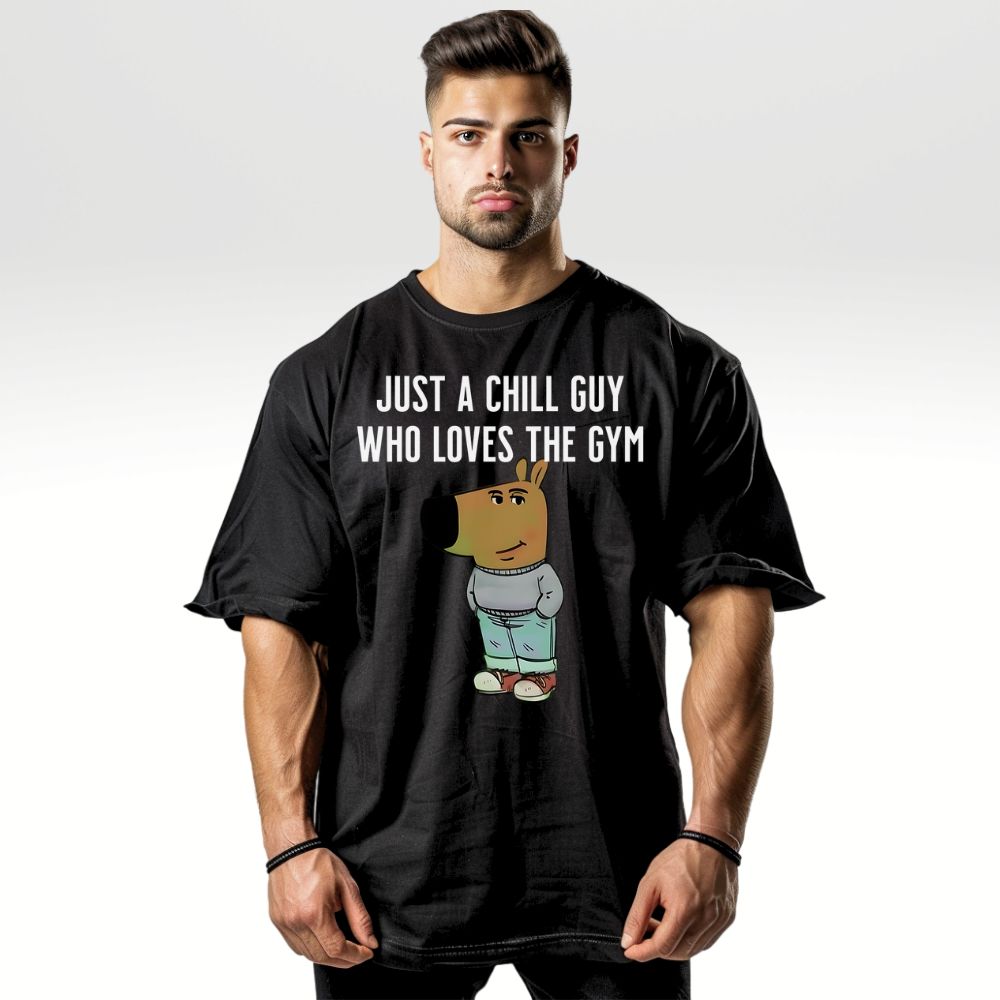 Just A Chill Guy Oversize Shirt