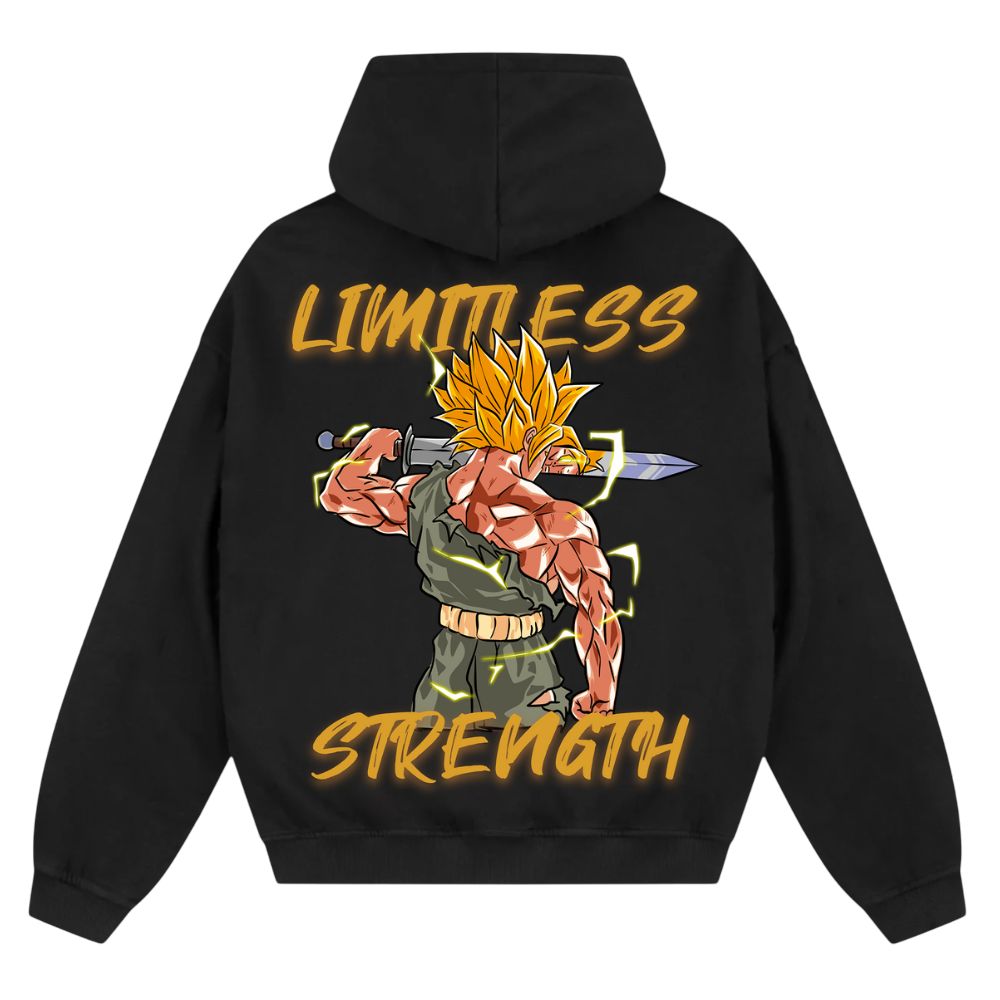 Limitless Strength Oversize Zipper Hoodie