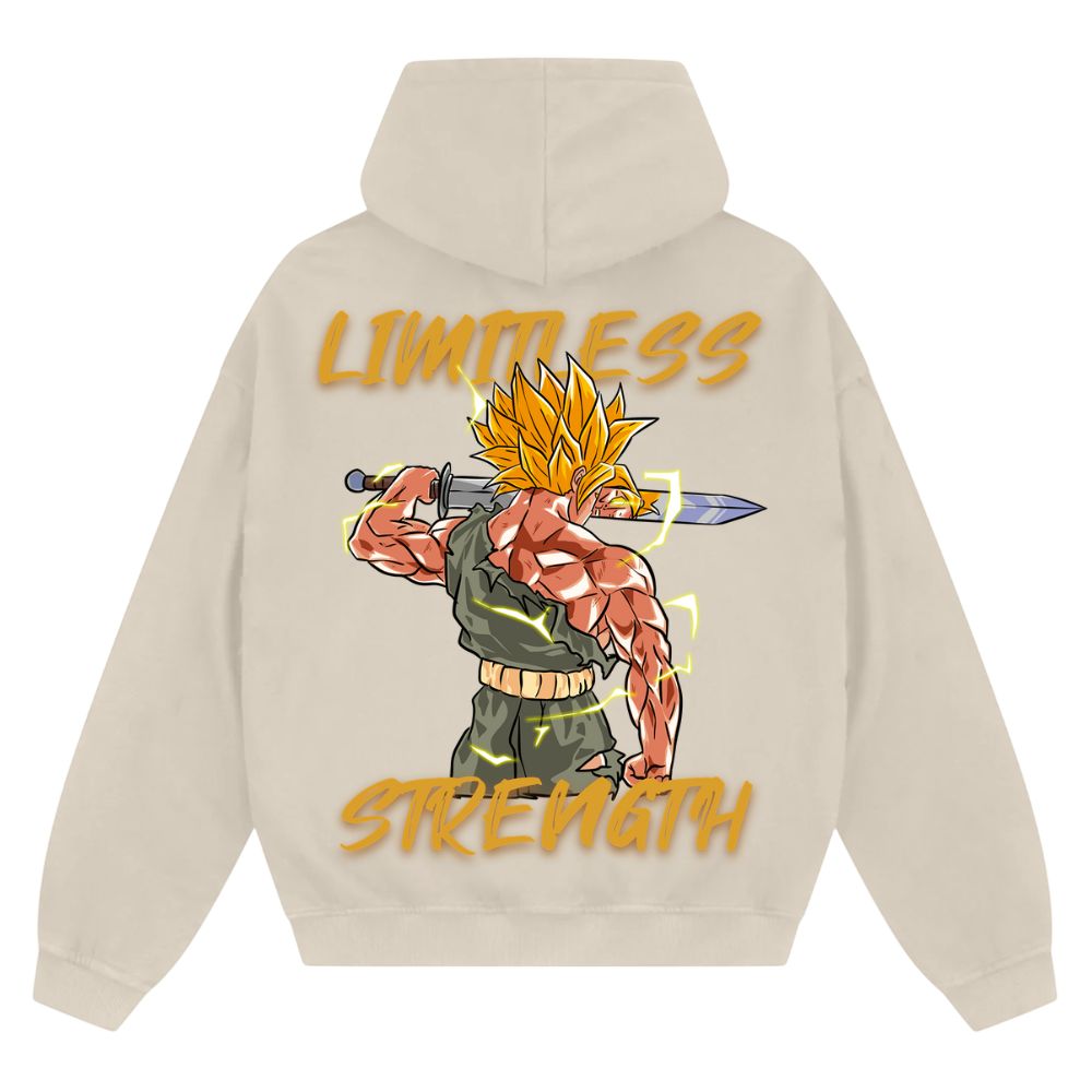 Limitless Strength Oversize Zipper Hoodie