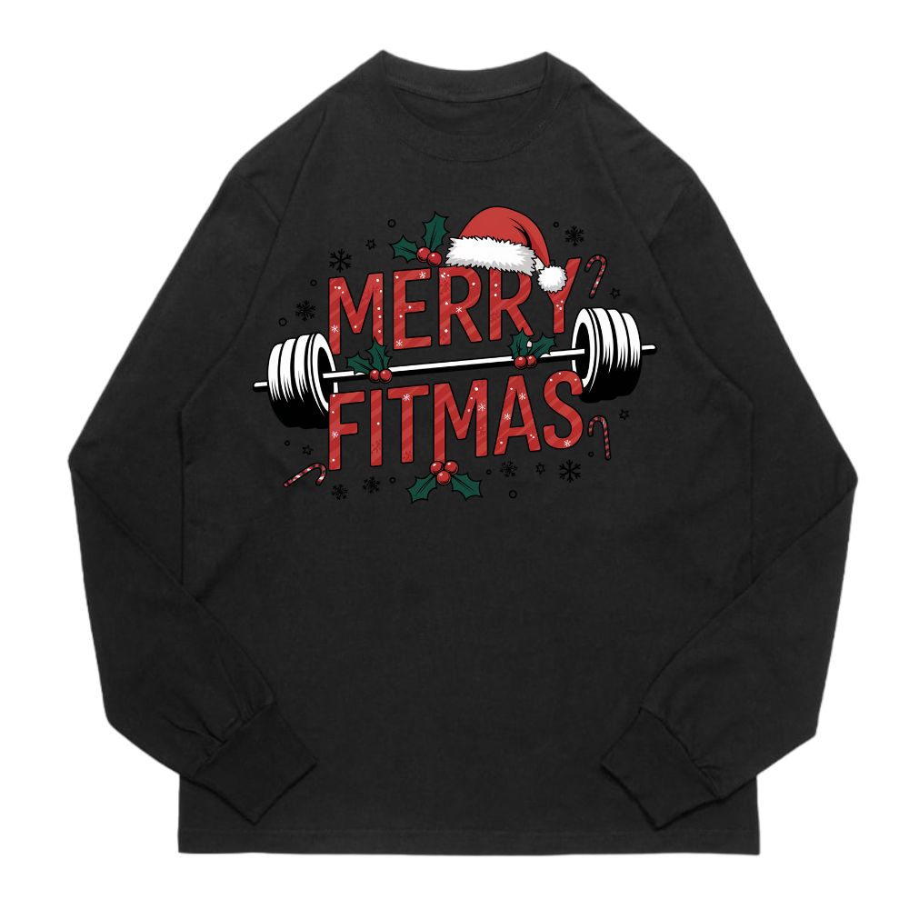 Merry Fitmas Damen Sweatshirt