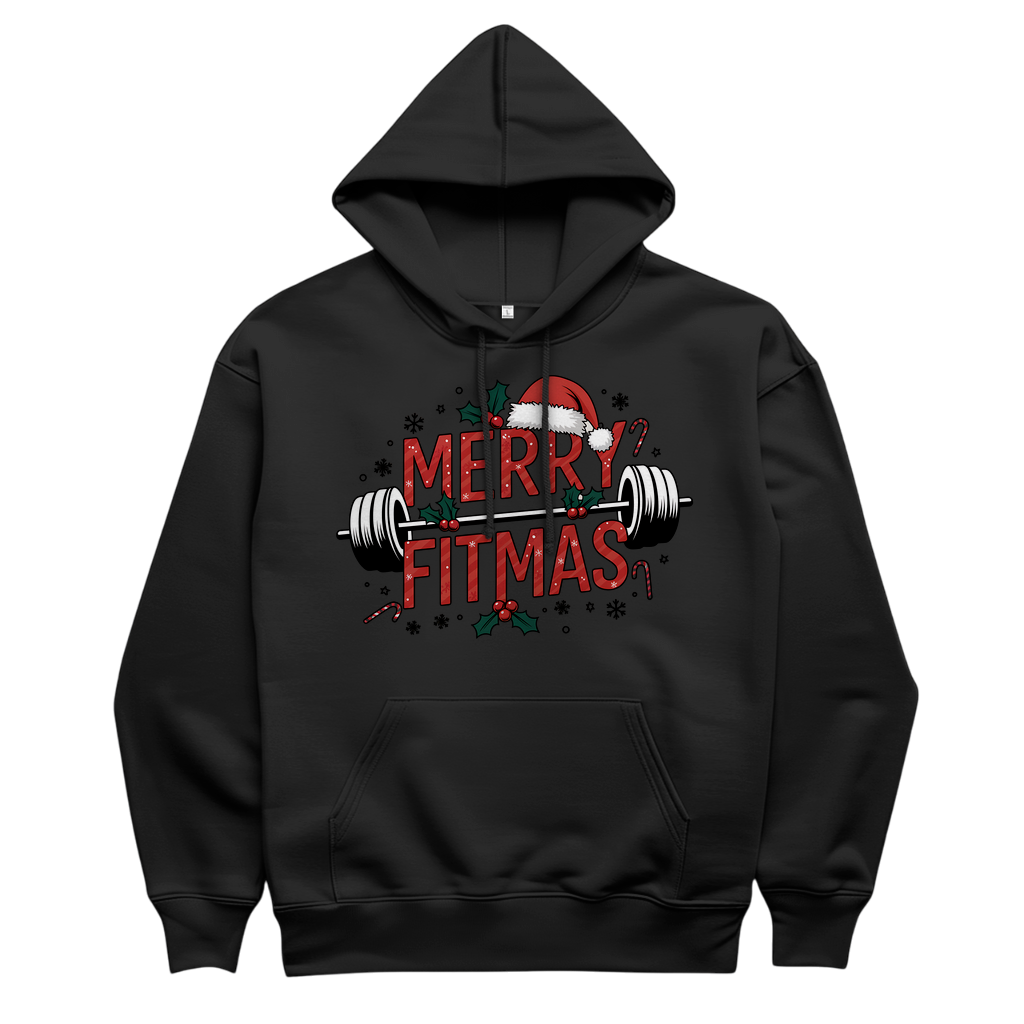 Merry Fitmas Herren Hoodie