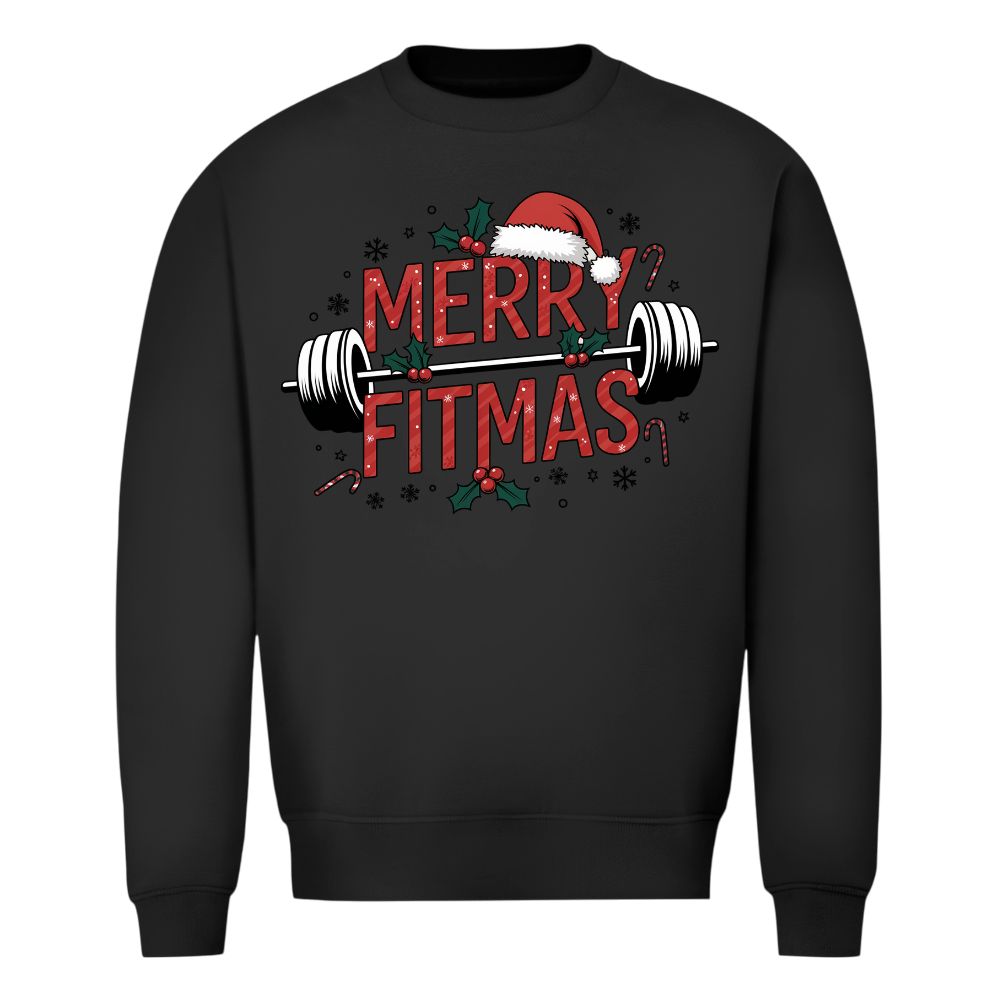 Merry Fitmas Herren Sweatshirt