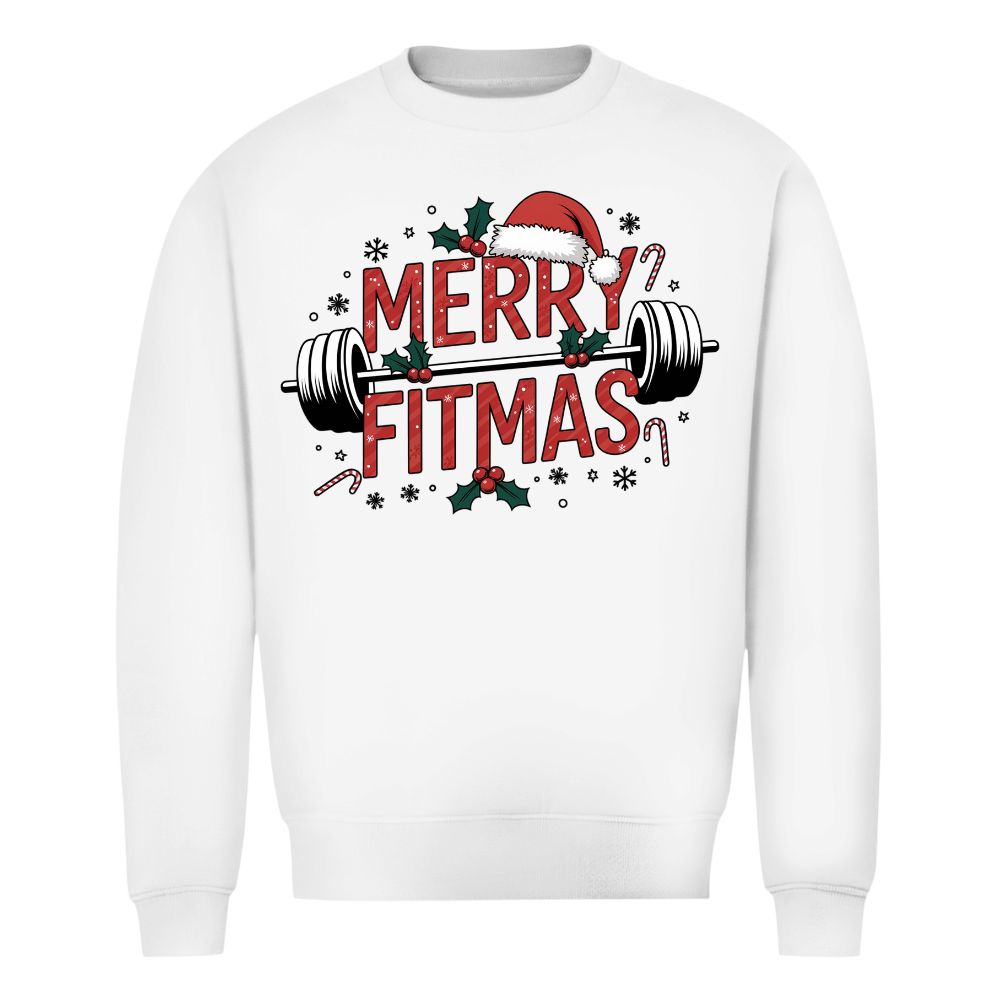 Merry Fitmas Herren Sweatshirt