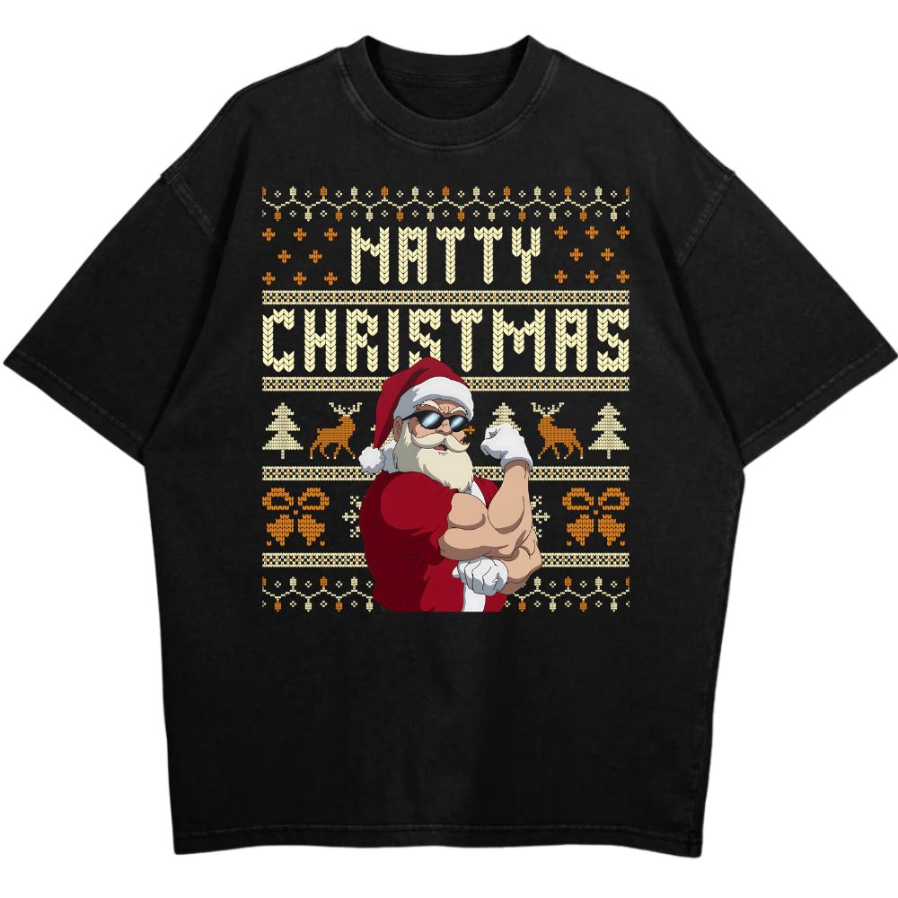 NATTY CHRISTMAS OVERSIZE SHIRT