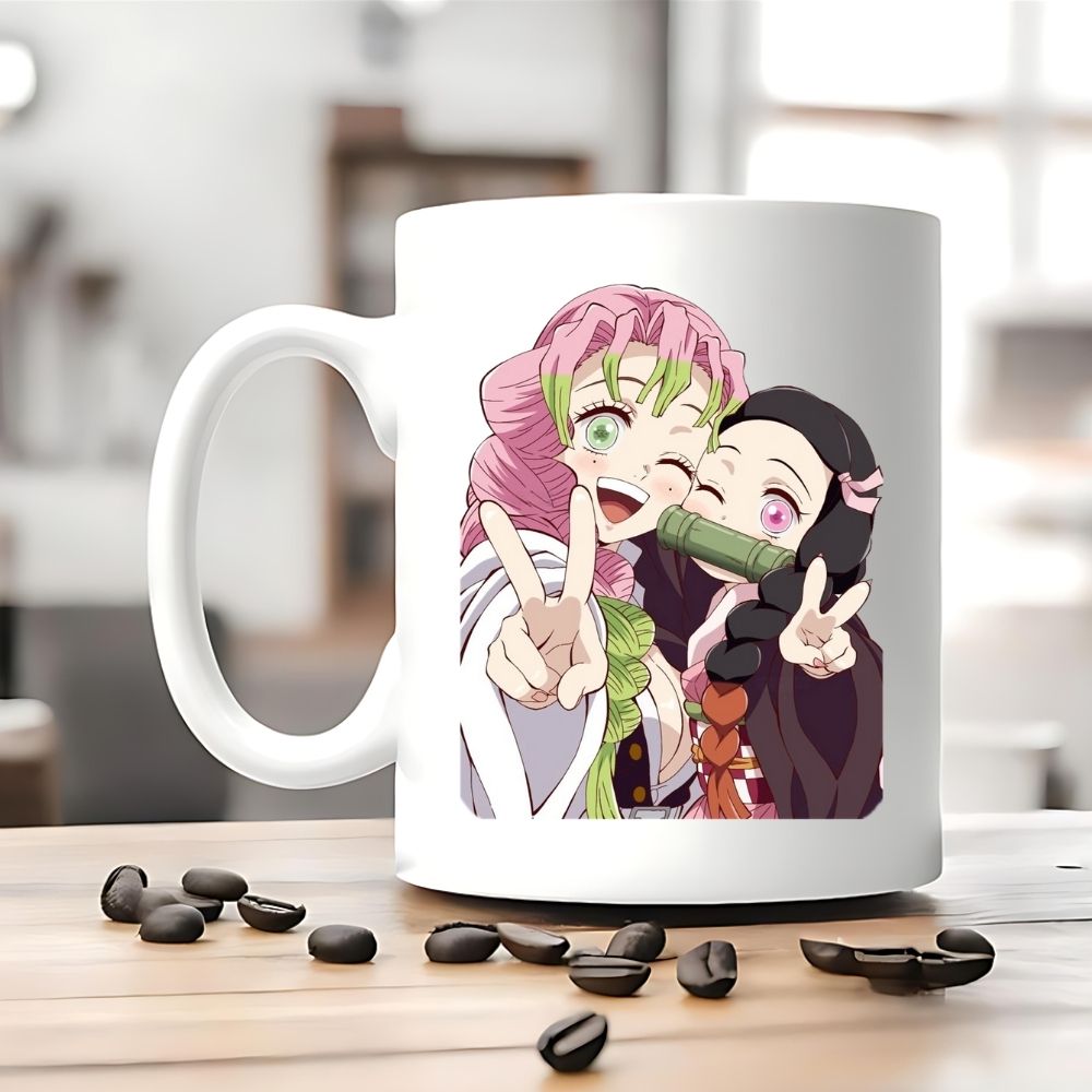 Nezuko & Mitsuri Tasse