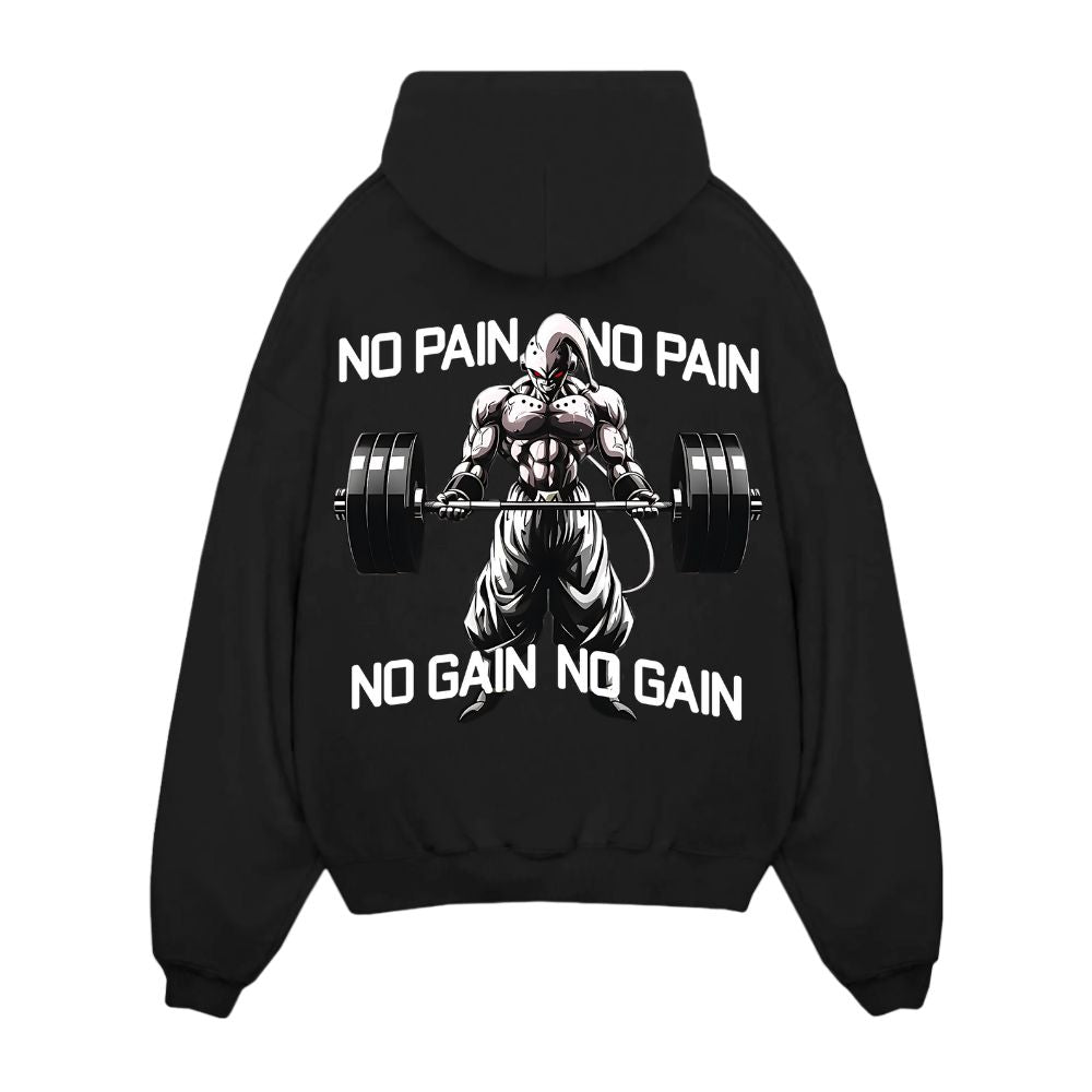 No Pain No Gain Oversize Hoodie