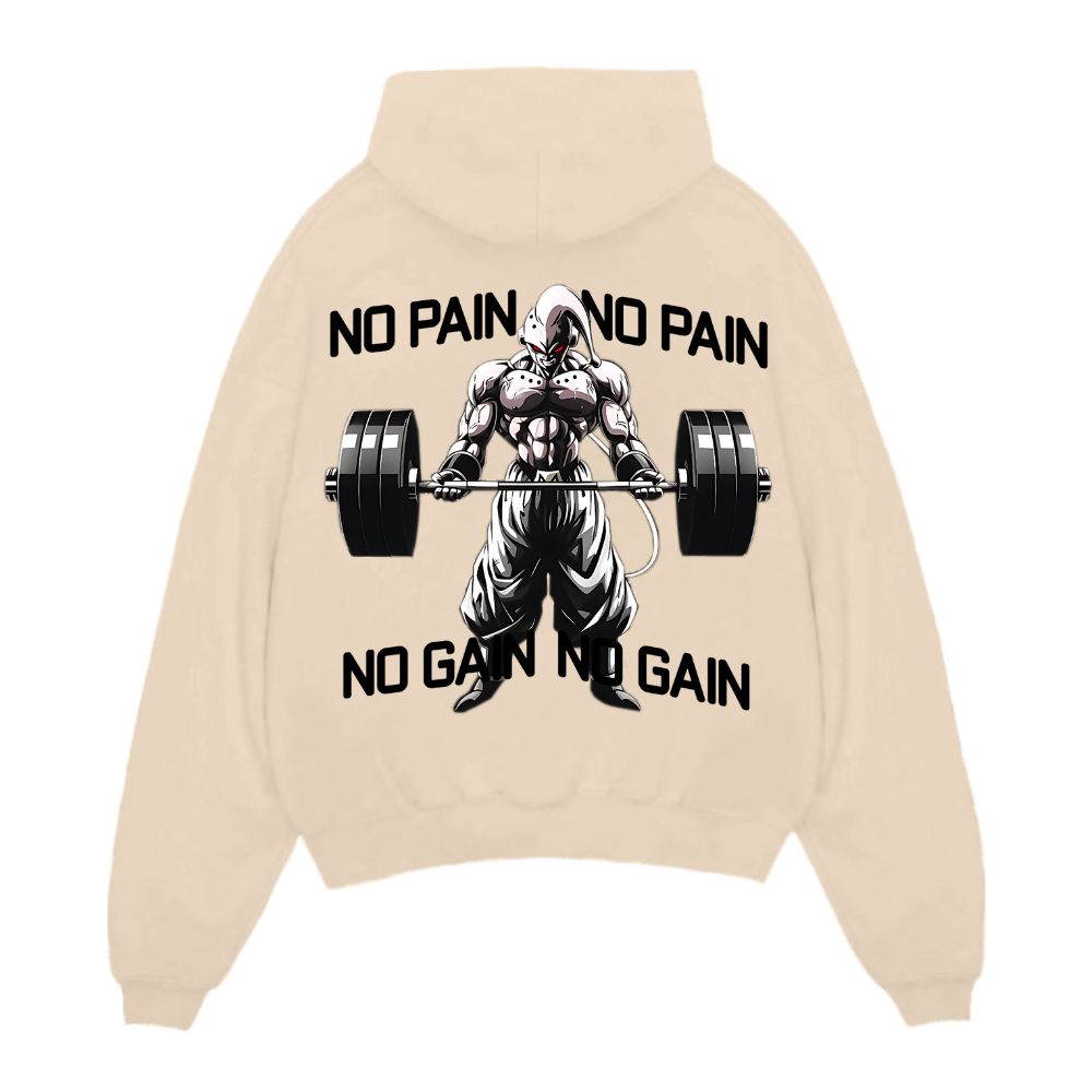 No Pain No Gain Oversize Hoodie