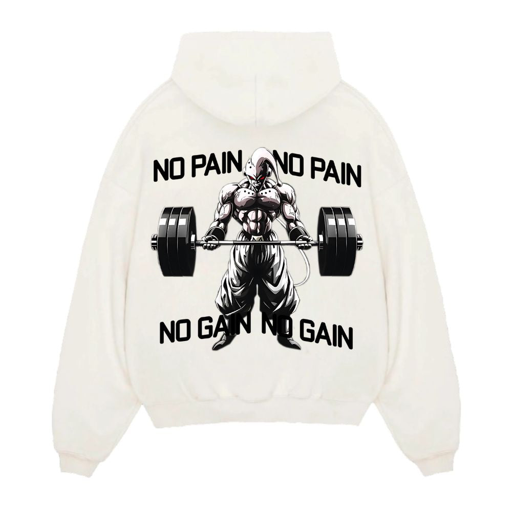 No Pain No Gain Oversize Hoodie