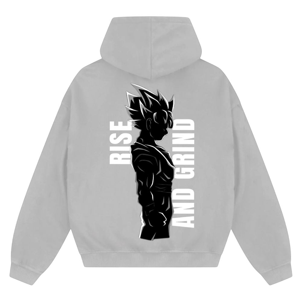 Rise And Grind Oversize Zipper Hoodie