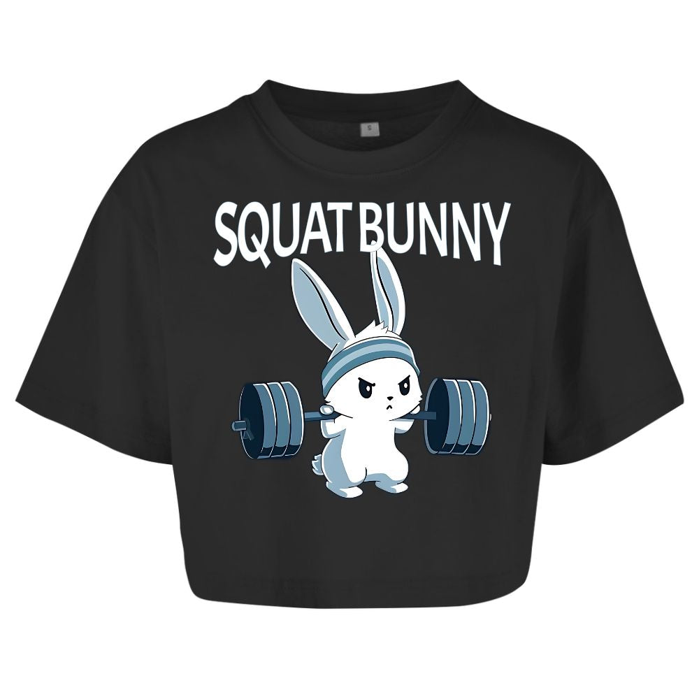 Squat Bunny Oversize Crop Top