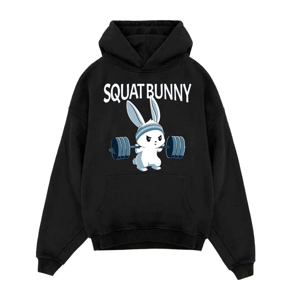 Squat Bunny Oversize Hoodie