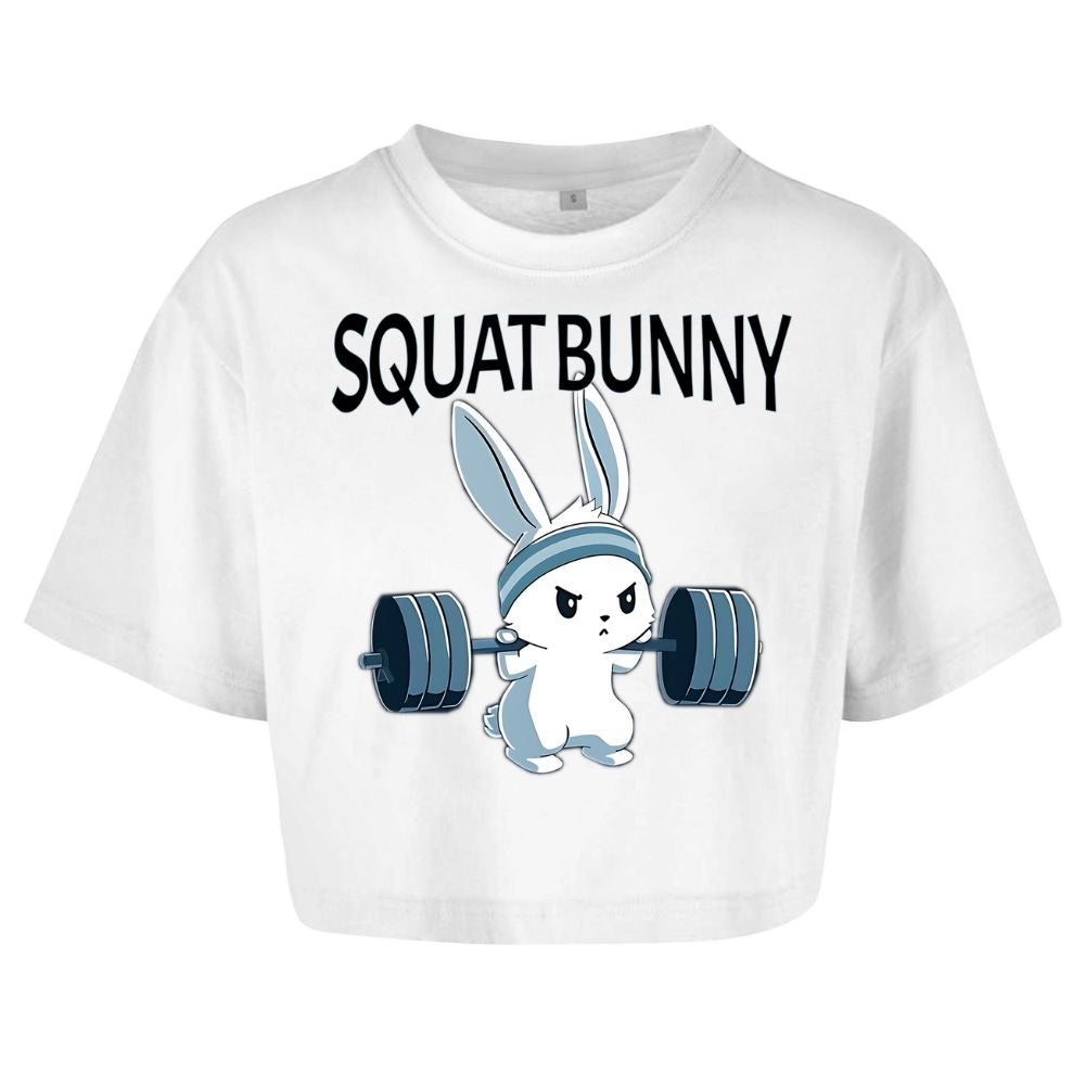 Squat Bunny Oversize Crop Top