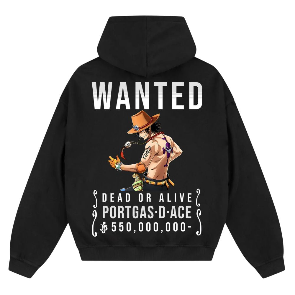 Wanted Ace Oversize Zipper Hoodie