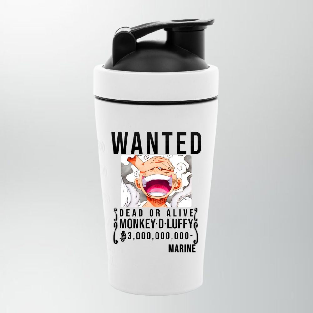 Wanted Luffy Edelstahl Shaker