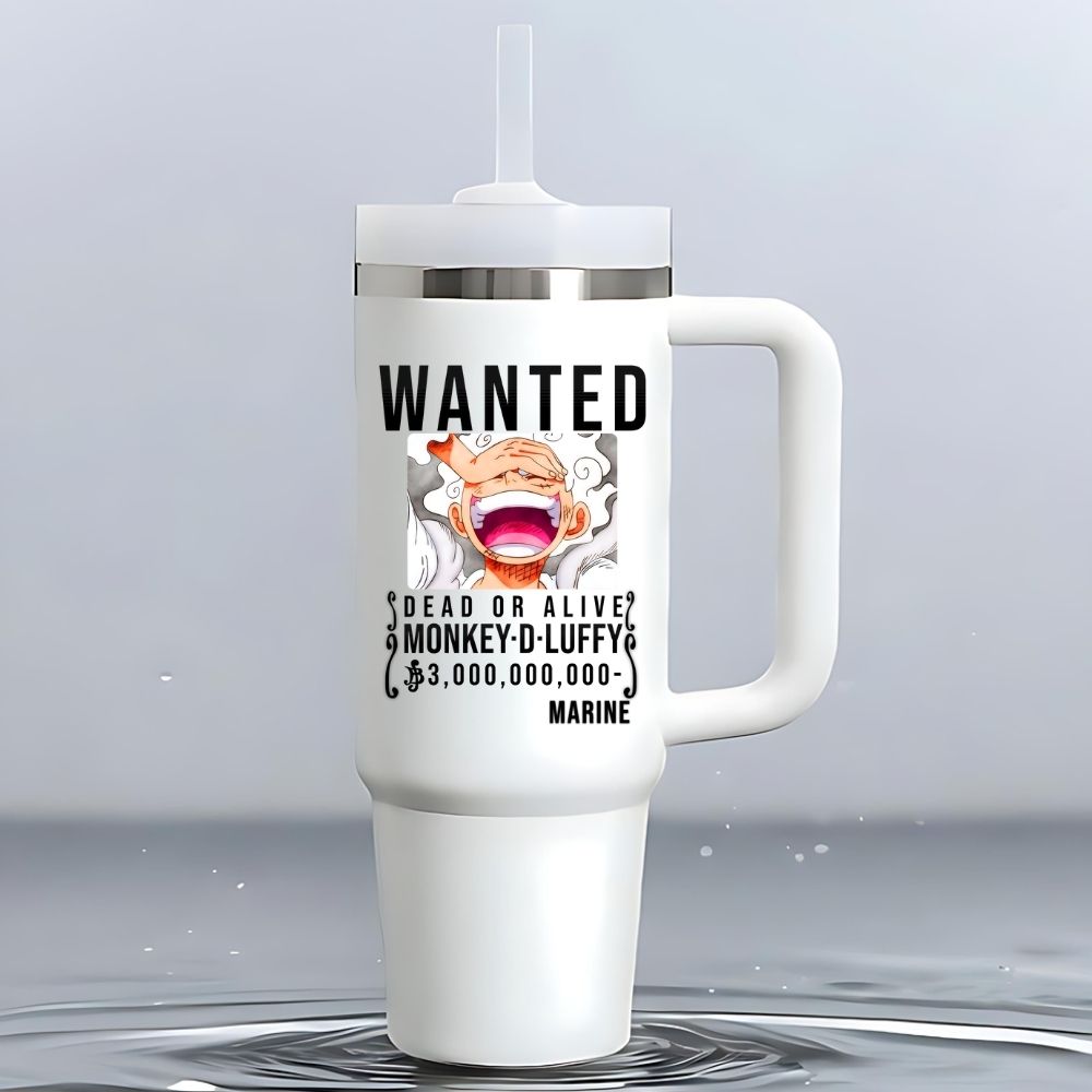 Wanted Luffy Trinkbecher