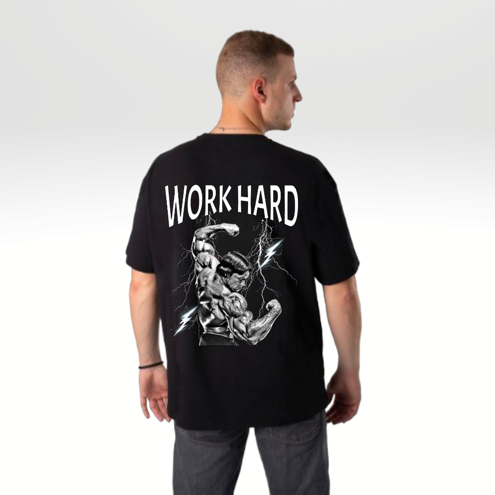 Work Hard Shirt Männer
