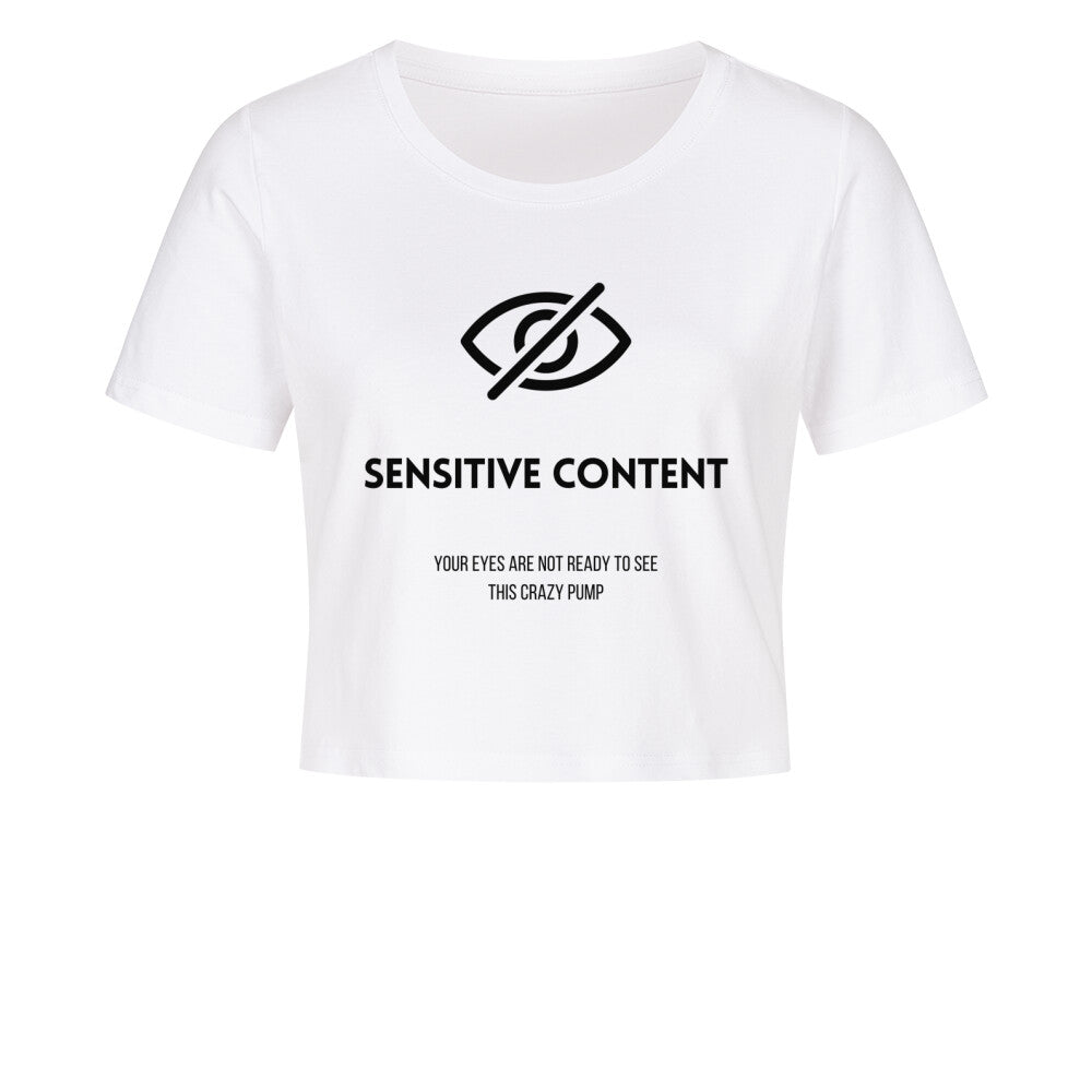Sensitive Content Cropped Tee
