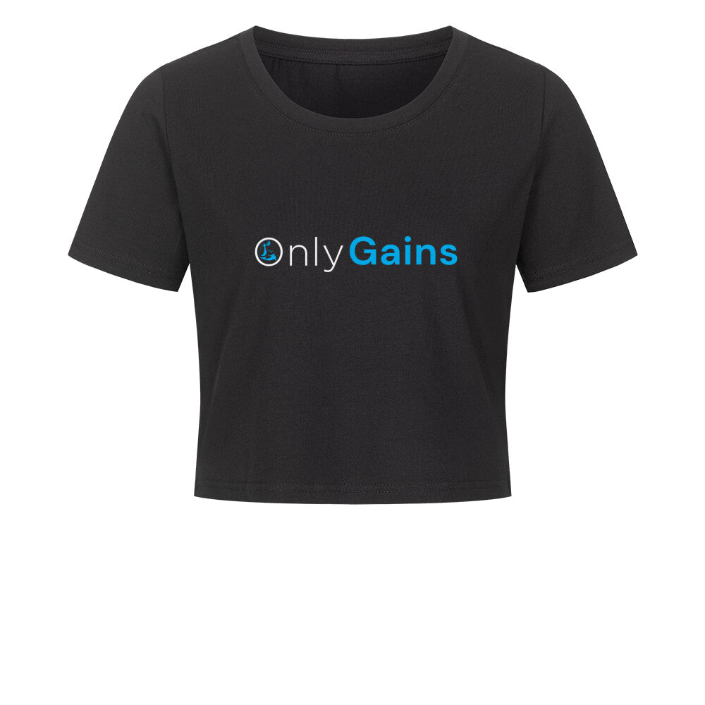 Only Gains Cropped Tee