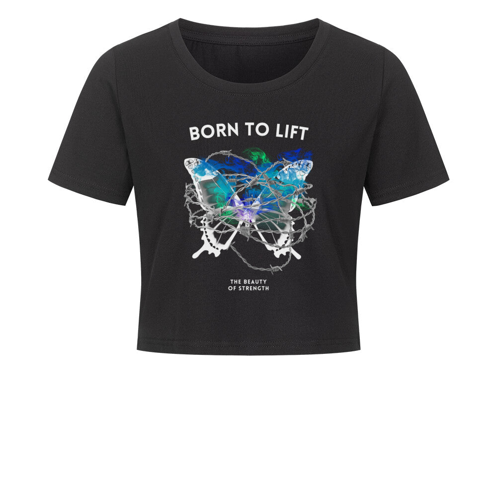 Born To Lift Cropped Tee